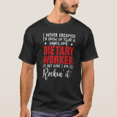 dietary aide appreciation   service worker t-shirt (Voorkant)