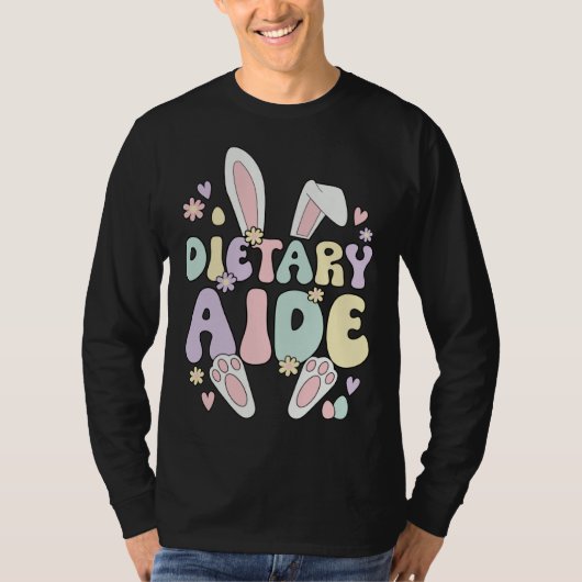 Dietary Aide Easter Bunny Dietary Aide Easter Day T-shirt (Voorkant)