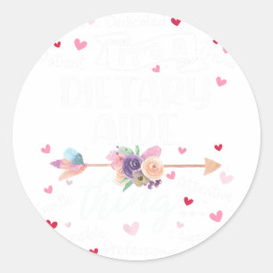 Dietary Aide Squad Team Crew Rock Week Moederdag Ronde Sticker