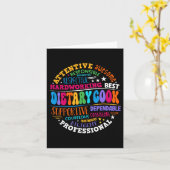 Dietary Cook Appreciation Week voor gezondheidswer Kaart (Gele Bloem)