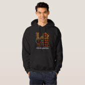 Dietary Staff Love Thanksgiving Leopard  Turkey Hoodie (Voorkant volledig)
