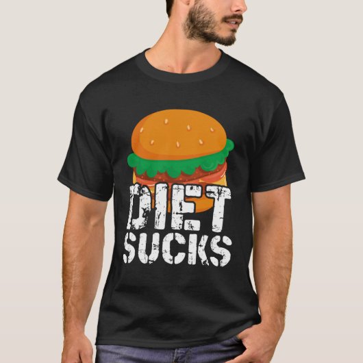 Diëten zuigen t-shirt (Voorkant)
