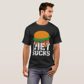 Diëten zuigen t-shirt (Voorkant volledig)