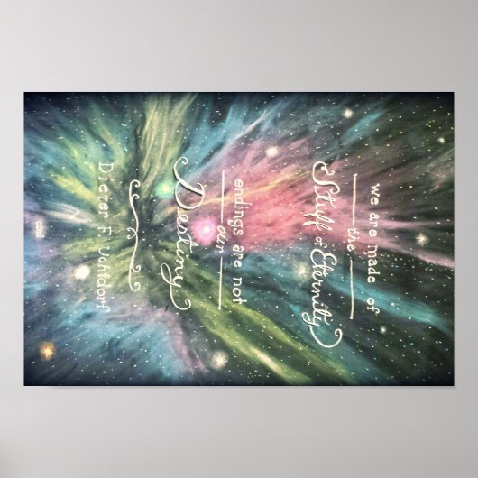 Dieter F. Uchtdorf - Endings zijn niet onze bestem Poster (Voorkant)