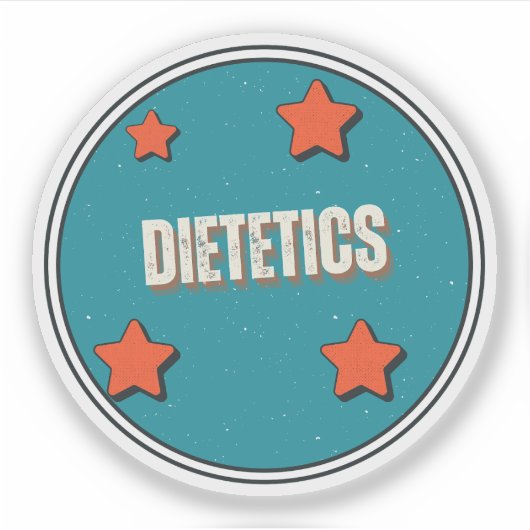 Diëtetiek Sticker (Voorkant)