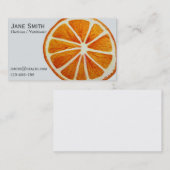 Dieticien Nutritionist freelance health fruitig Visitekaartje (Voorkant / Achterkant)