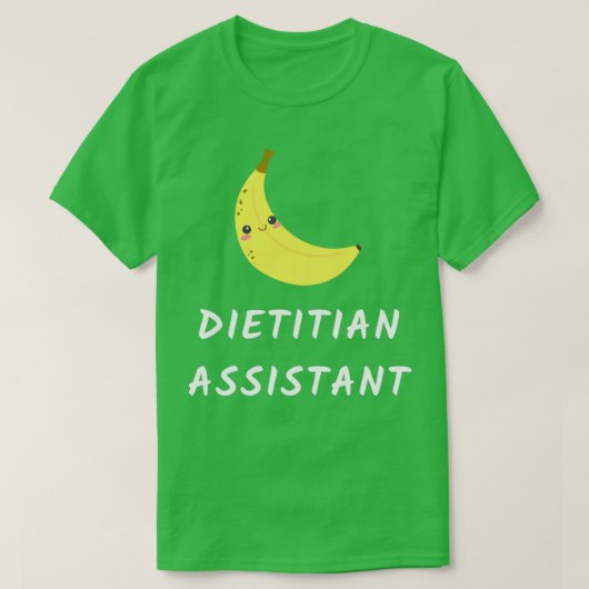 diëtist-assistent t-shirt (Design voorkant)