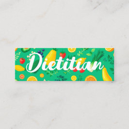 diëtist mini visitekaartje