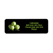 Diëtist, voedingsdeskundige... een appel per dag etiket (Voorkant)