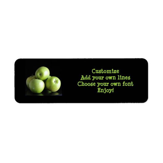 Diëtist, voedingsdeskundige... een appel per dag etiket (Voorkant)