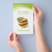 Diëtist / Voedingsdeskundige / Personal Trainer Flyer (Hand)