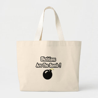 Dietisten zijn de bom! grote tote bag