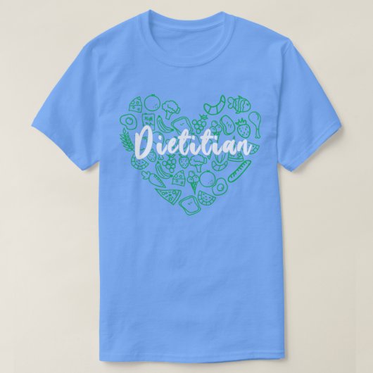 Diëtistenliefde T-shirt (Design voorkant)