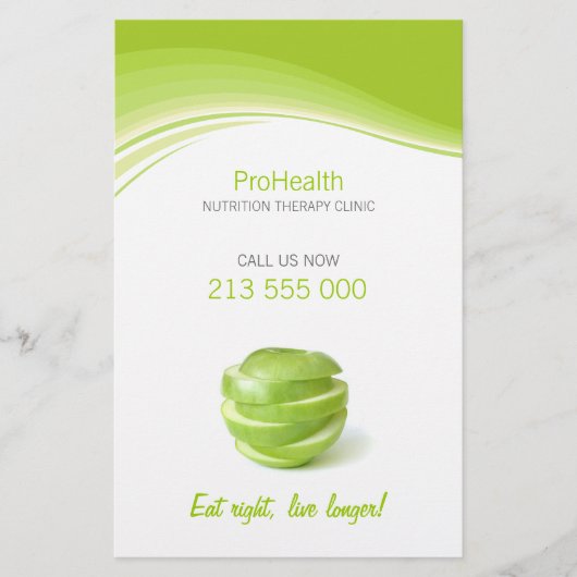 Dietitiaan/Nutrition Therapy Flyer (Voorkant)