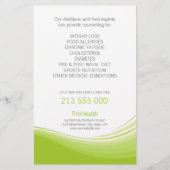 Dietitiaan/Nutrition Therapy Flyer (Achterkant)