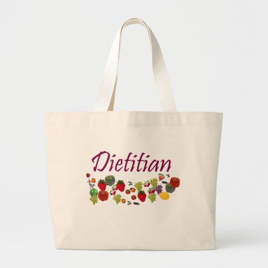 Dietitian Bag Grote Tote Bag (Voorkant)