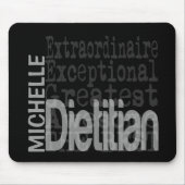 Dietitian Extraordinaire CUSTOM Muismat (Voorkant)