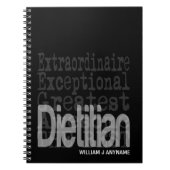 Dietitian Extraordinaire CUSTOM Notitieboek (Voorkant)