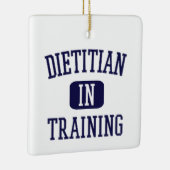 Dietitian in opleiding | Toekomstige diëtitische G Keramisch Ornament (Rechts)