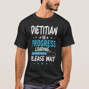 Dietitian in wording t-shirt
