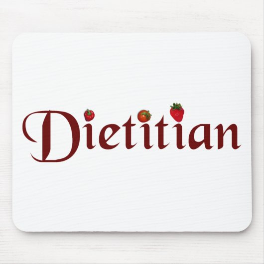 Dietitian Mousepad Muismat (Voorkant)