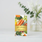 Dietitian Nutritionist Appointment Visitekaartje Afsprakenkaartje (Staand voorkant)