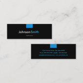 Dietitian Nutritionist - Aqua Blue Compact Mini Visitekaartje (Voorkant / Achterkant)