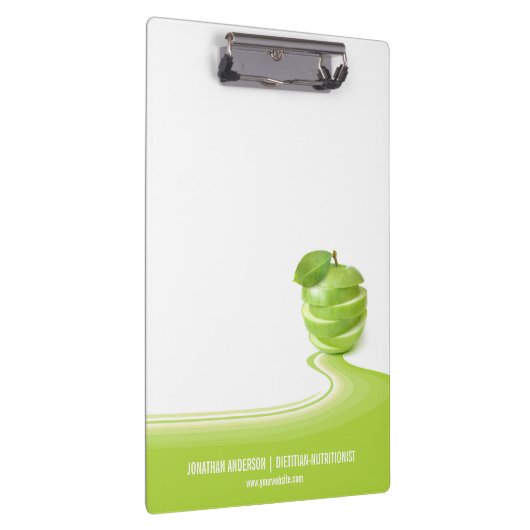 Dietitian Nutritionist Business Cliboard Klembord (Rechts)