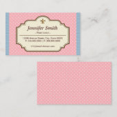 Dietitian Nutritionist - Cute Polka Dots Visitekaartje (Voorkant / Achterkant)