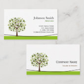Dietitian Nutritionist - Elegant Wish Tree Visitekaartje (Voorkant / Achterkant)