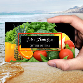 Dietitian Nutritionist Fresh Food Visitekaartje
