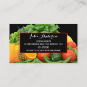 Dietitian Nutritionist Fresh Food Visitekaartje (Achterkant)