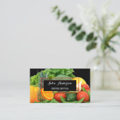Dietitian Nutritionist Fresh Food Visitekaartje (Staand voorkant)