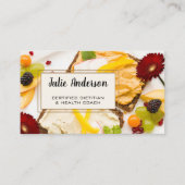 Dietitian Nutritionist Health Coach Visitekaartje (Voorkant)