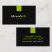 Dietitian Nutritionist Modern Mint Green Visitekaartje (Voorkant / Achterkant)