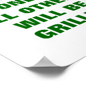 Dietitian Parking only all other Grilled Poster (Hoek)