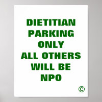 Dietitian Parking zal alleen alle anderen NPO zijn