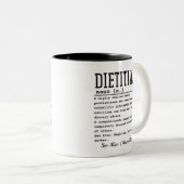 Dietitian Tweekleurige Koffiemok (Voorkant rechts)