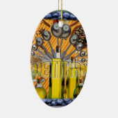 DIETITISCHE LOGO VOOR VOEDSELKLLAGE KERAMISCH ORNAMENT (Rechts)