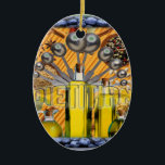 DIETITISCHE LOGO VOOR VOEDSELKLLAGE KERAMISCH ORNAMENT<br><div class="desc">DIETISCHE VOEDSELKOLLAGE - PASTA ACHTERGROND, BLUEBERRY LIJST, GEHOLESOOM, SPOON METEN EN GOEDE GROOTHERISCHE VEGGIEËN EN GRAINEN DIE GEDURENDE DE HELE KEER WORDEN GESCATTEREERD - EEN GROOT VERSCHIJNSEL VOOR DIETIGERS.</div>