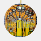 DIETITISCHE LOGO VOOR VOEDSELKLLAGE KERAMISCH ORNAMENT (Voorkant)