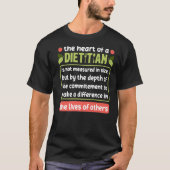 Dietititian Gezegde Registered Dietitian Appreciat T-shirt (Voorkant)