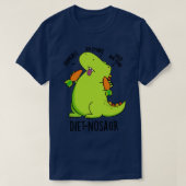 Dietnosaurus Funny Dinosaur Puns T-shirt (Design voorkant)
