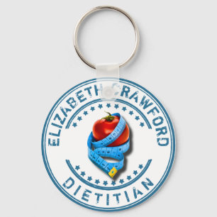 Dietoloog Dietitian Doctor in de meetband Sleutelhanger
