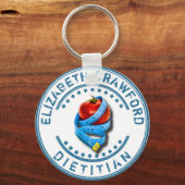 Dietoloog Dietitian Doctor in de meetband Sleutelhanger (Voorkant)