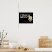 Dietrich Bonhoeffer citaat over de grootste fout Poster (Keuken)