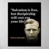 Dietrich Bonhoeffer over het heil Poster (Voorkant)