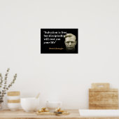 Dietrich Bonhoeffer over het heil Poster (Keuken)
