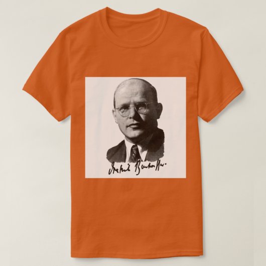 Dietrich Bonhoeffer Portrait T-shirt (Design voorkant)