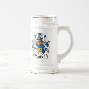 Dietrich Family Crest Bierpul